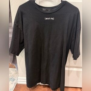 White Fox Boutique Black Short Sleeve Tee